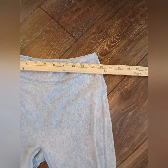 Gymshark Dry fleur texture women's size M Malibu blue athleisure athletic pants - Picture 7 of 8